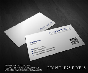 Card Design by Pointless Pixels India for Rick Fulton Business Brokers & Consultants | Design: #4899238