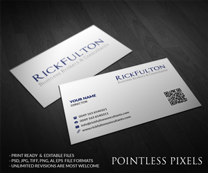 Card Design by Pointless Pixels India for Rick Fulton Business Brokers & Consultants | Design: #4899245