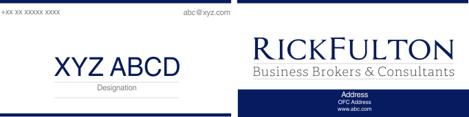 Design de Carte par Ravi pour Rick Fulton Business Brokers & Consultants | Design #4898335