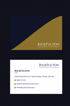 Card Design by Kolor for Rick Fulton Business Brokers & Consultants | Design: #4895322