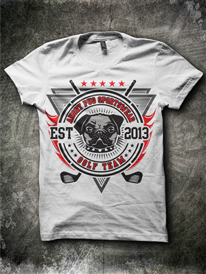 Angry Pug Sportswear Needs a t-Shirt design to promote company | Diseño de Camiseta por Jonya