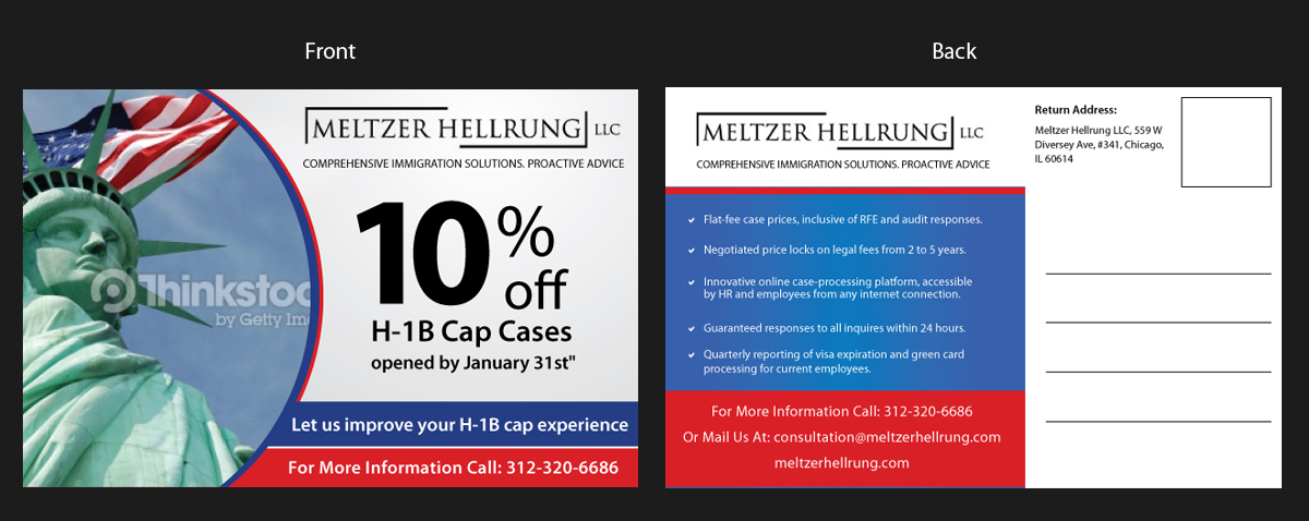 post card advertising