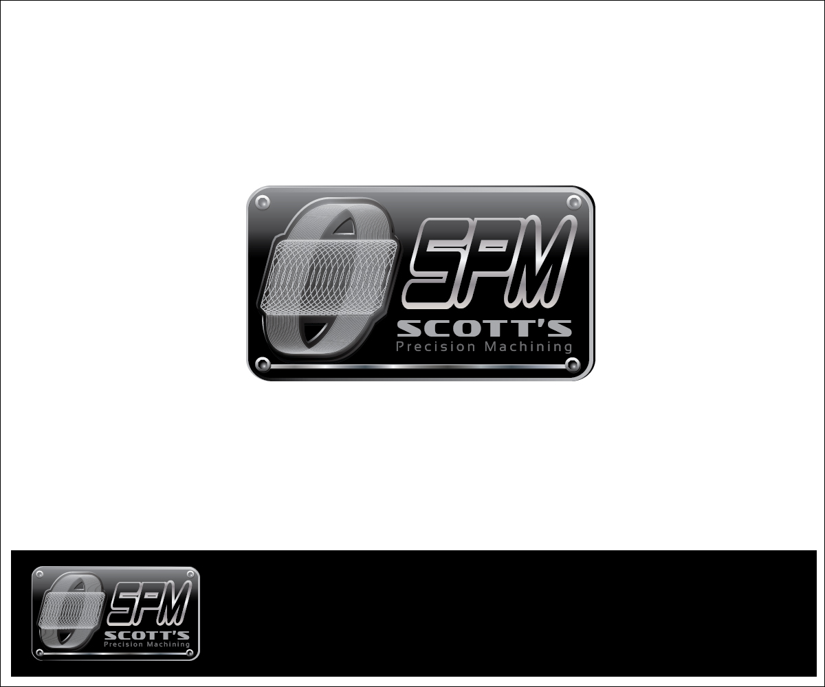 Logo Design by Alexandra for Scott's Precision Machining | Design #4976882