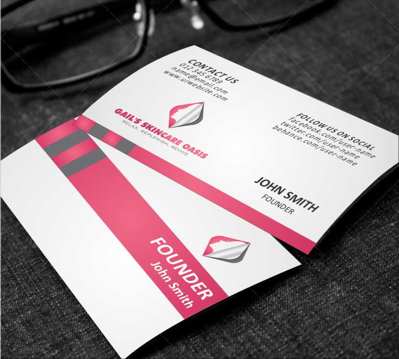 Business Card Design by AwsomeD for Gail''s SkinCare Oasis | Design #4899488