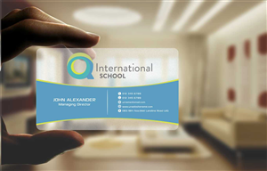 Business Card Design by szabist for Q International School | Design #4899798