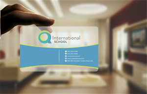 Business Card Design by szabist for Q International School | Design: #5055037