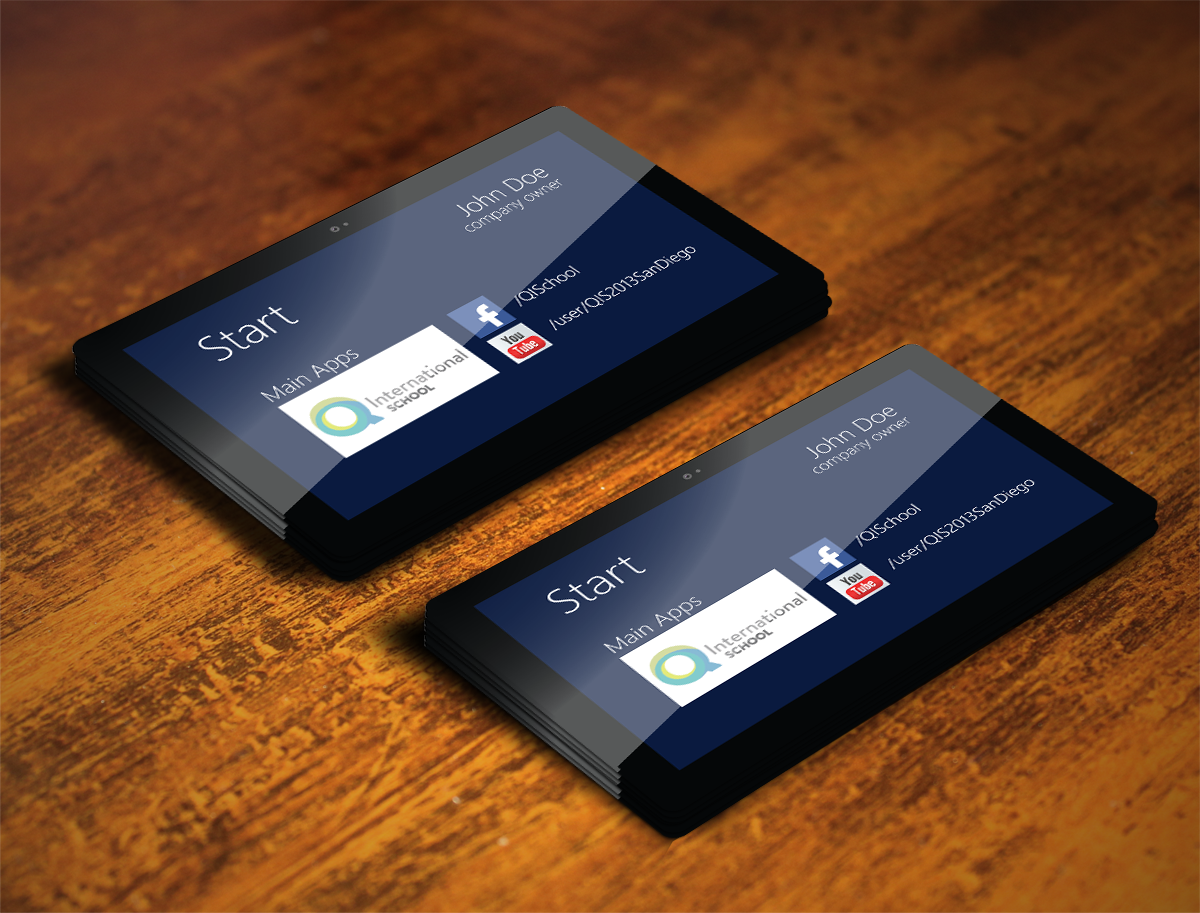 Business Card Design by CreateON for Q International School | Design #4960068