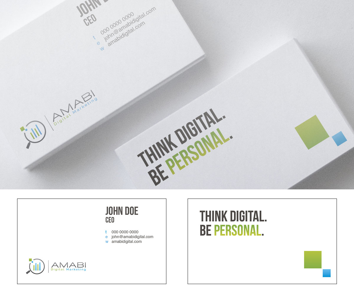 serious modern marketing business card design for boŠtjan koŠec