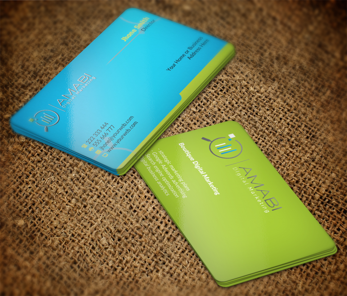 Design de Carte de Visite par nuhanenterpriseIT pour BOŠTJAN KOŠEC, s.p., AMABI | Design #4933547