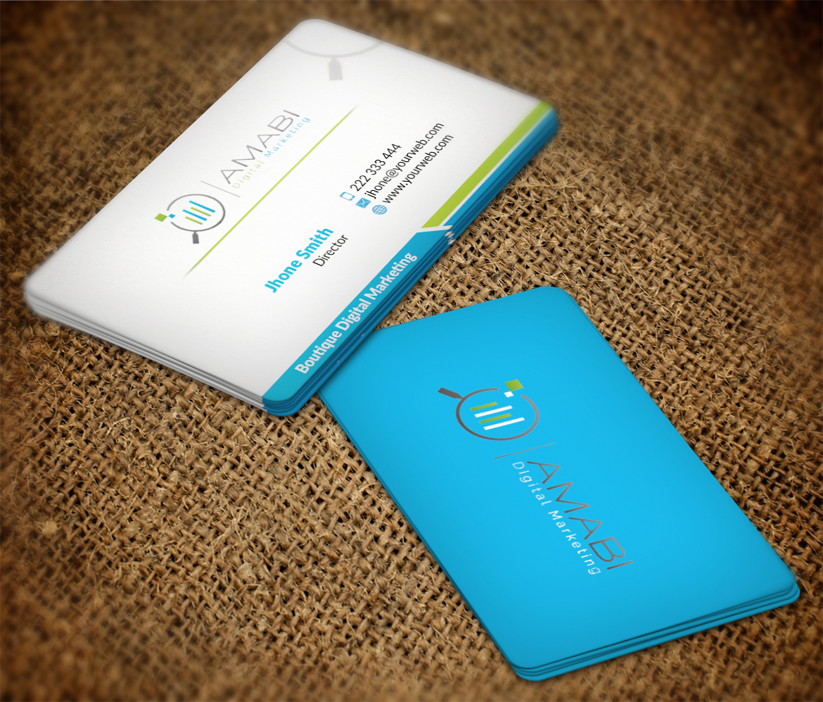 Business Card Design by nuhanenterpriseIT for BOŠTJAN KOŠEC, s.p., AMABI | Design: #4953045