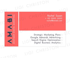 Business Card Design by 4AD for BOŠTJAN KOŠEC, s.p., AMABI | Design: #4902272