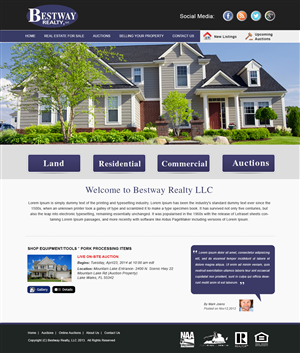 Wordpress Design by webxvision for AuctionServices.com, Inc. | Design: #4909709