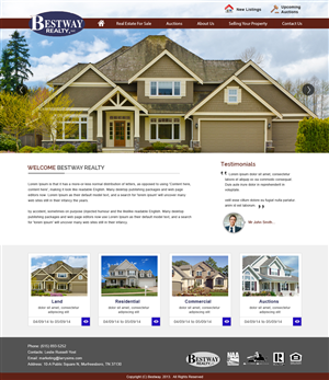 Design Wordpress par webxvision pour AuctionServices.com, Inc. | Design : #4912002