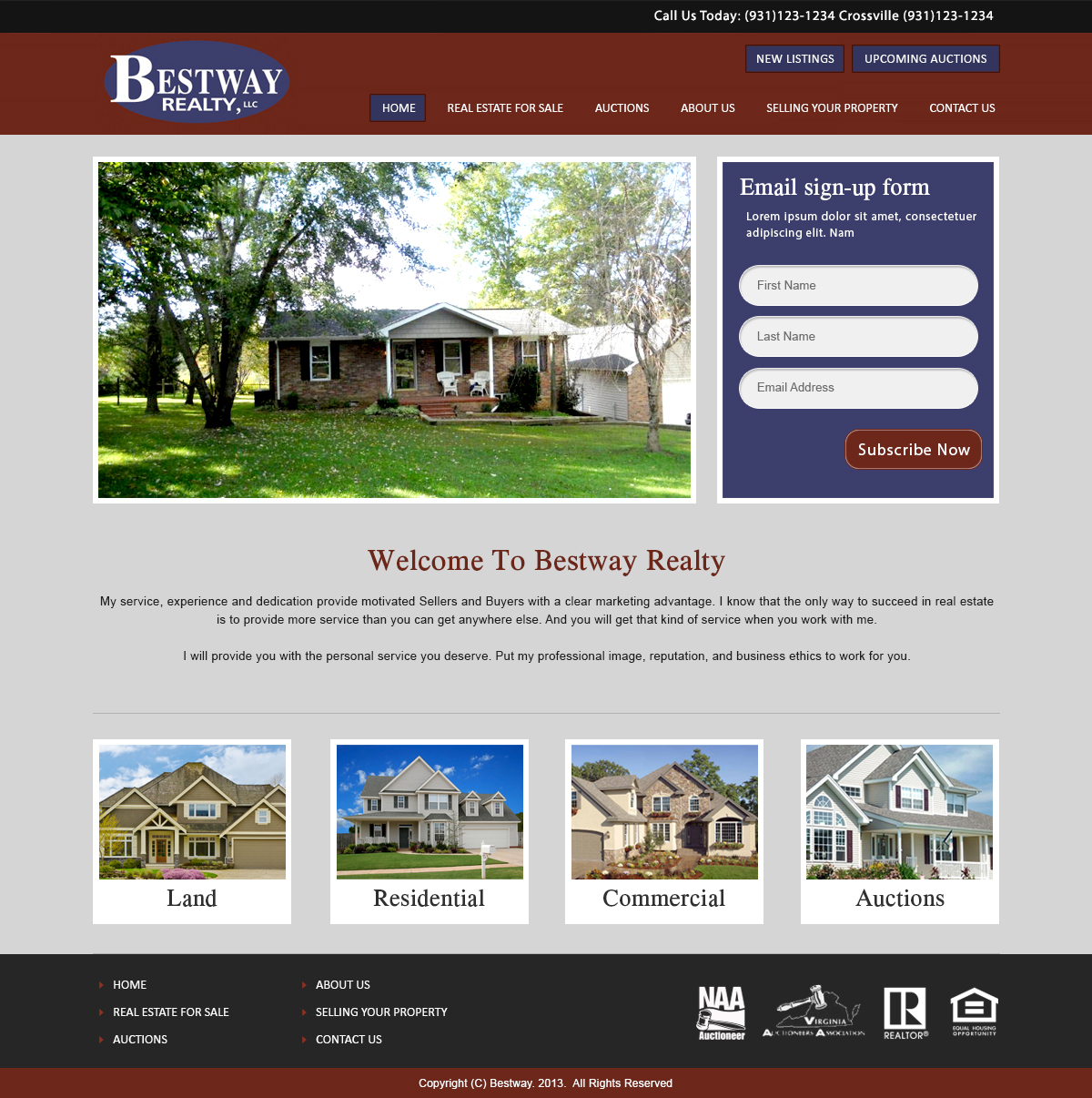 Wordpress Design by webxvision for AuctionServices.com, Inc. | Design #4916571