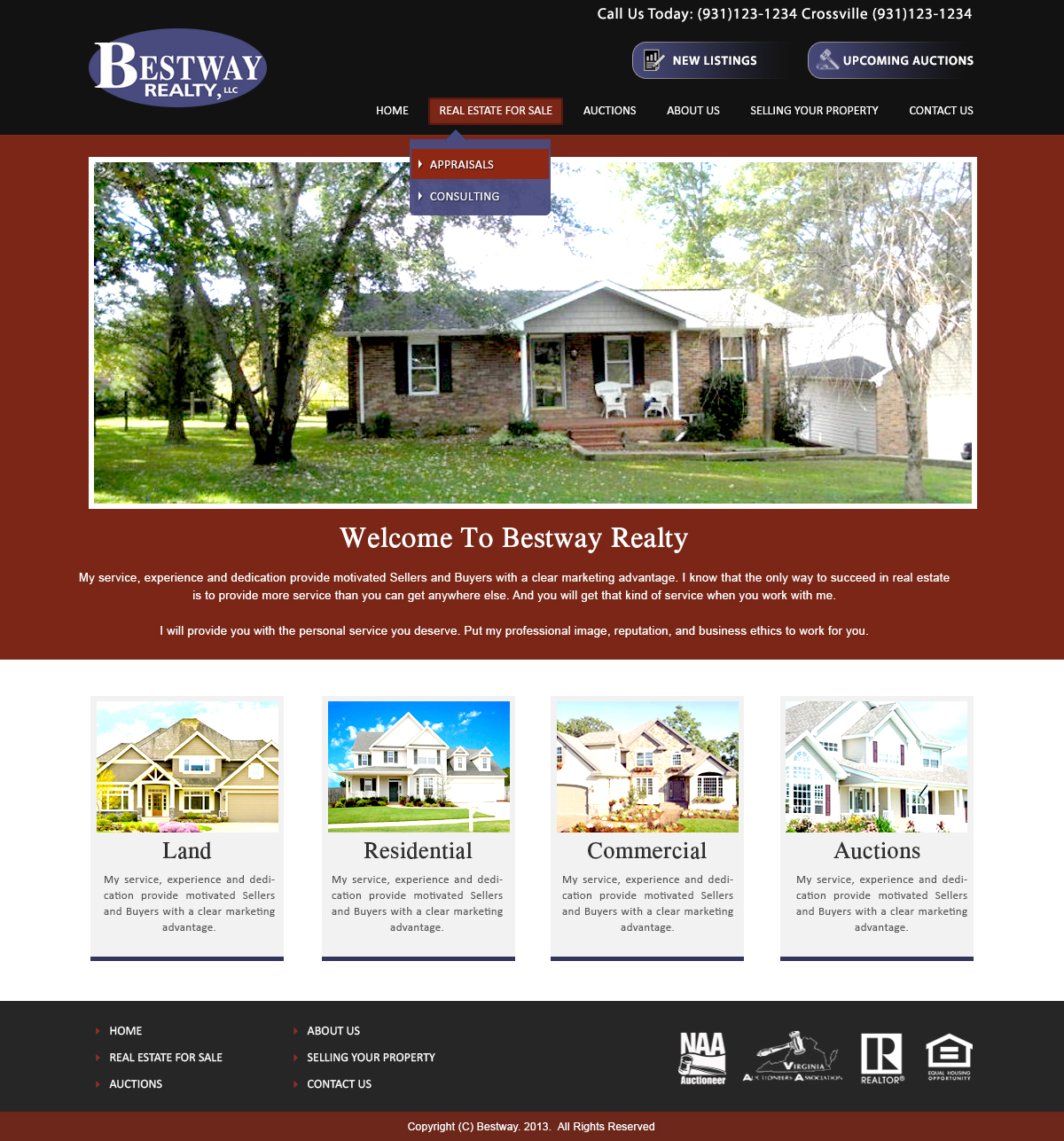 Design Wordpress par webxvision pour AuctionServices.com, Inc. | Design #4918009