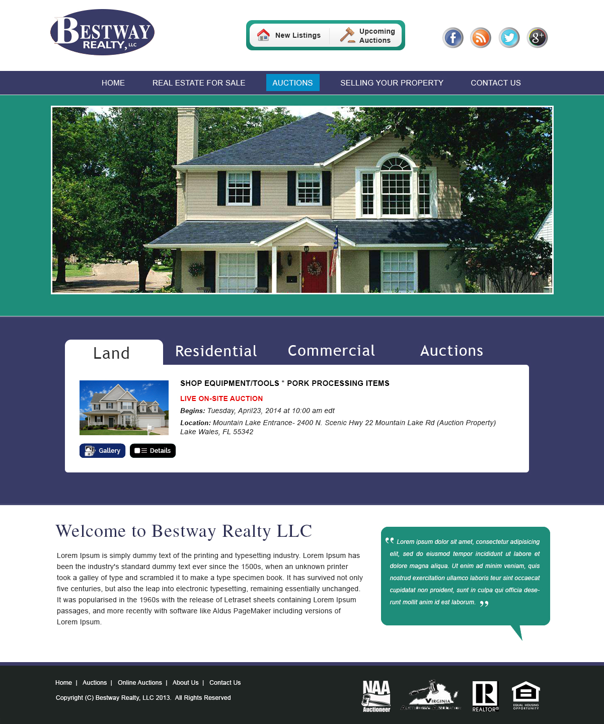 Design Wordpress par webxvision pour AuctionServices.com, Inc. | Design #4918016