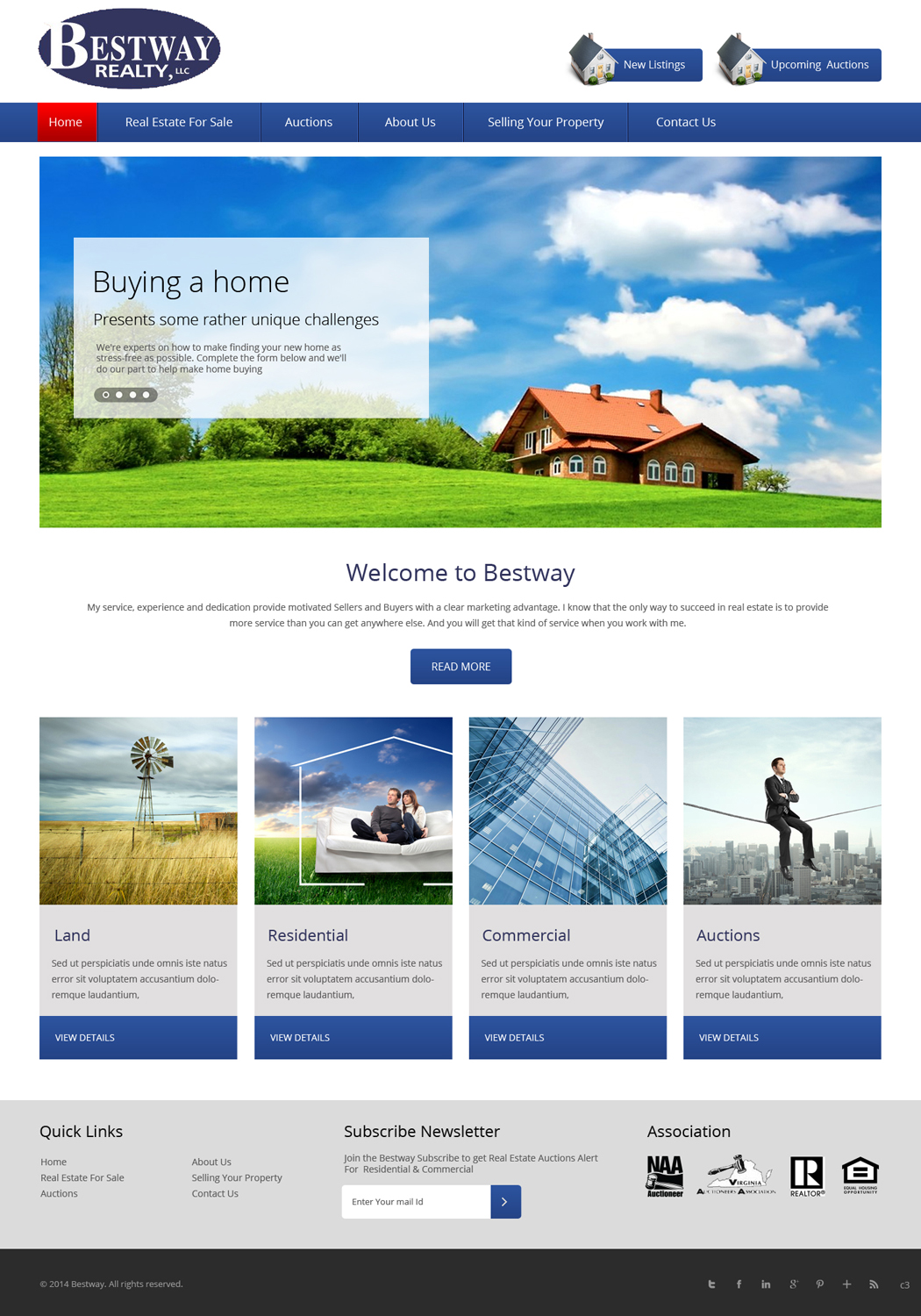 Wordpress Design by pb for AuctionServices.com, Inc. | Design #4909184