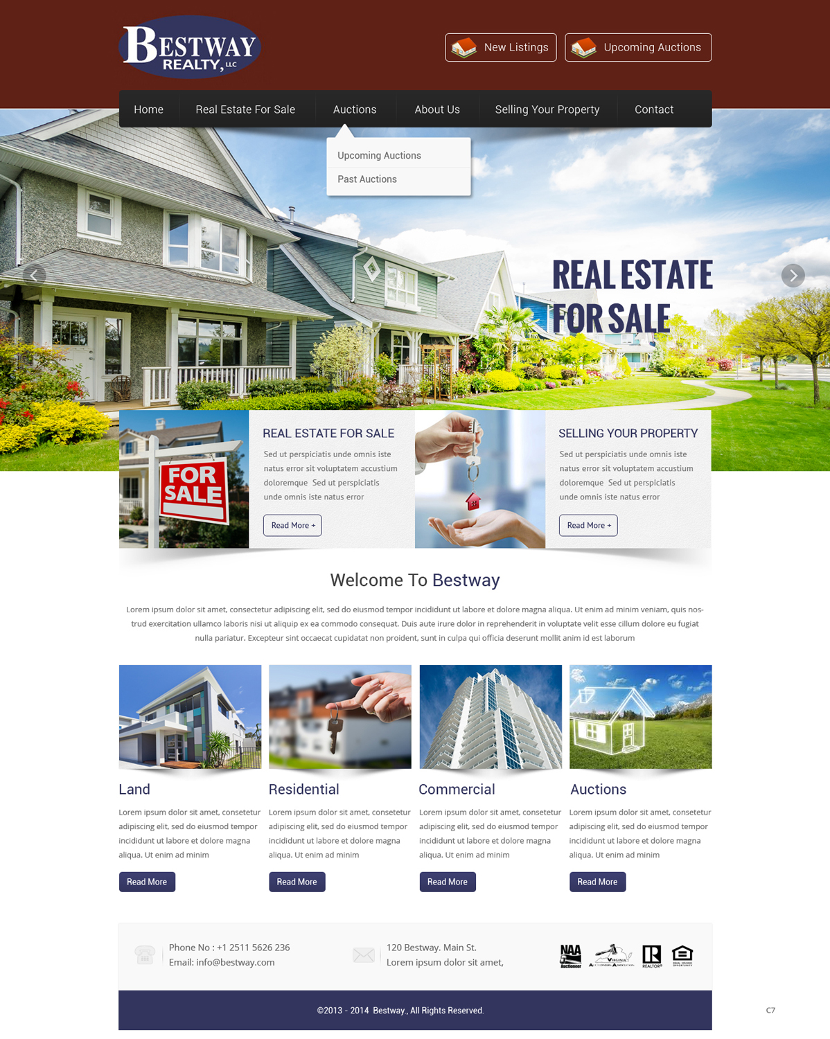 Wordpress Design by pb for AuctionServices.com, Inc. | Design #4909217