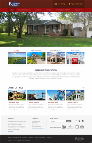 Design Wordpress par pb pour AuctionServices.com, Inc. | Design : #4909228