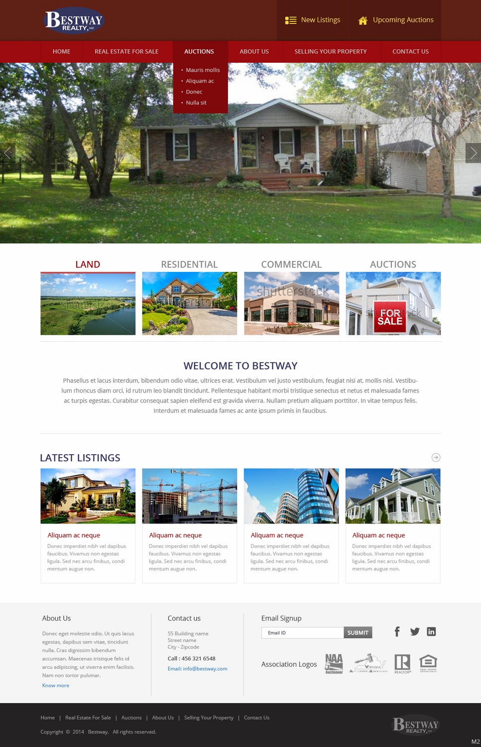 Wordpress Design by pb for AuctionServices.com, Inc. | Design #4909230