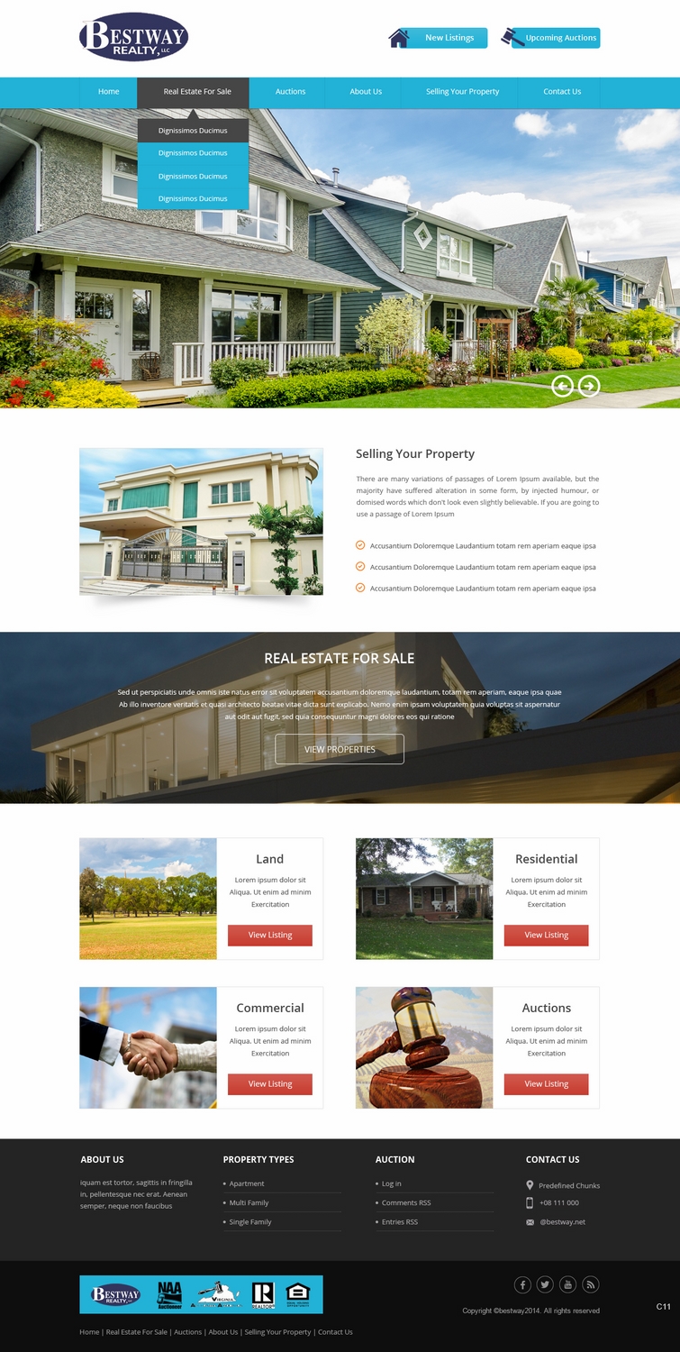 Wordpress Design by pb for AuctionServices.com, Inc. | Design #4918606