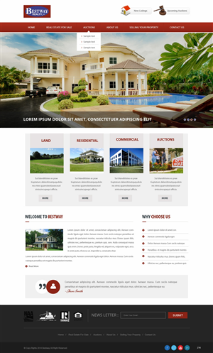 Design Wordpress par pb pour AuctionServices.com, Inc. | Design : #4918614