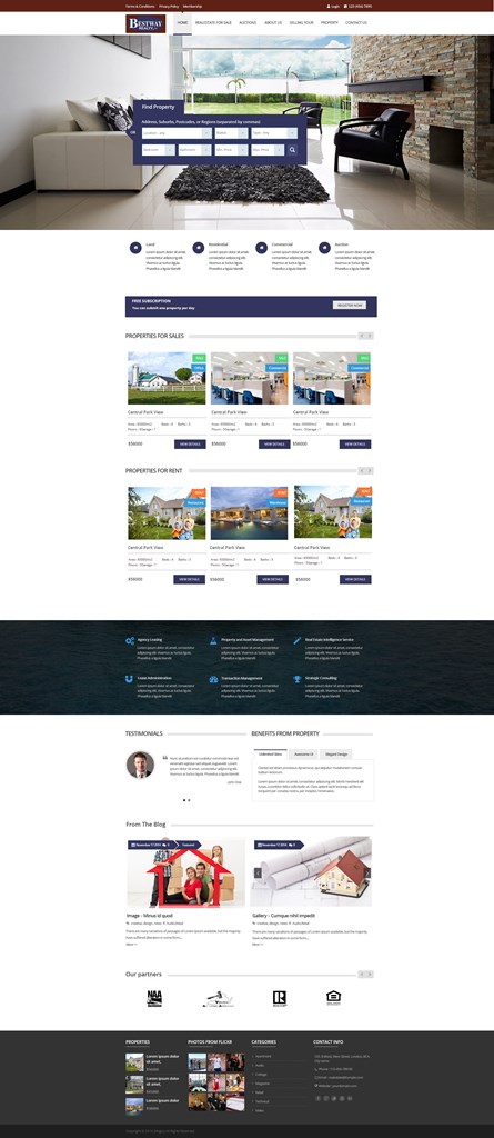 Design Wordpress par Cool_Amy pour AuctionServices.com, Inc. | Design #4911781