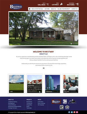 Wordpress Design by Vblue for AuctionServices.com, Inc. | Design #4942478