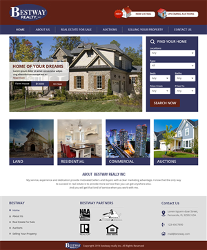 Wordpress Design by Creative Usha for AuctionServices.com, Inc. | Design: #4914900