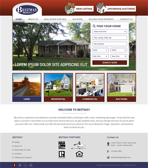 Design Wordpress par Creative Usha pour AuctionServices.com, Inc. | Design #4921154