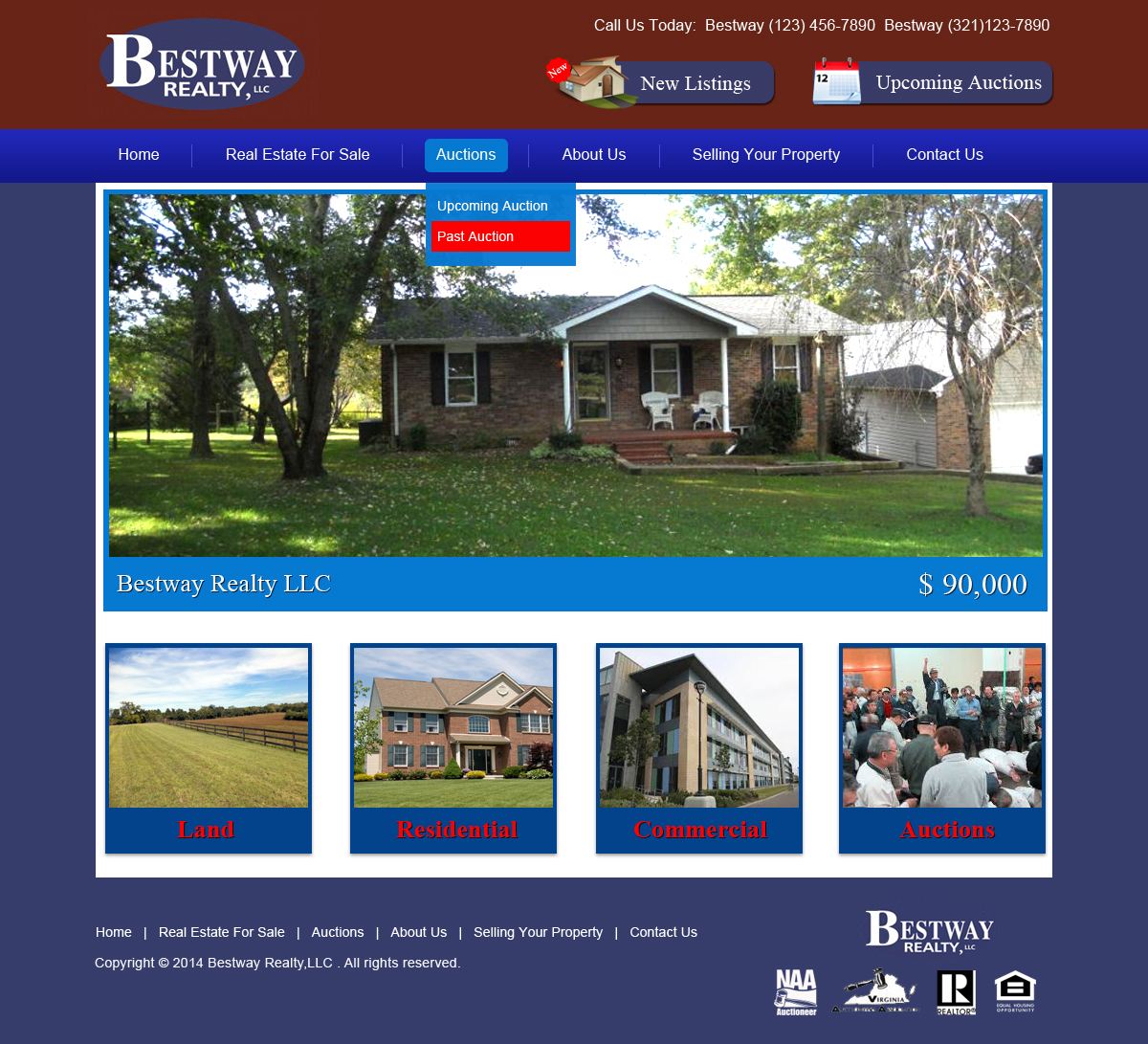 Wordpress Design by Creative X Designs for AuctionServices.com, Inc. | Design #4906485