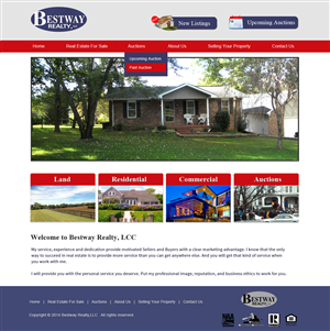 Wordpress Design by Creative X Designs for AuctionServices.com, Inc. | Design: #4921336