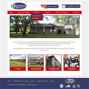 Wordpress Design by Creative X Designs for AuctionServices.com, Inc. | Design: #4925189