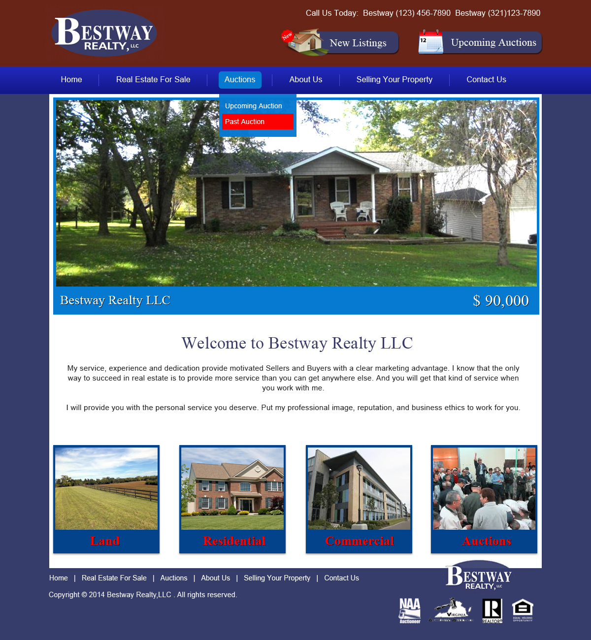 Wordpress Design by Creative X Designs for AuctionServices.com, Inc. | Design #4927898