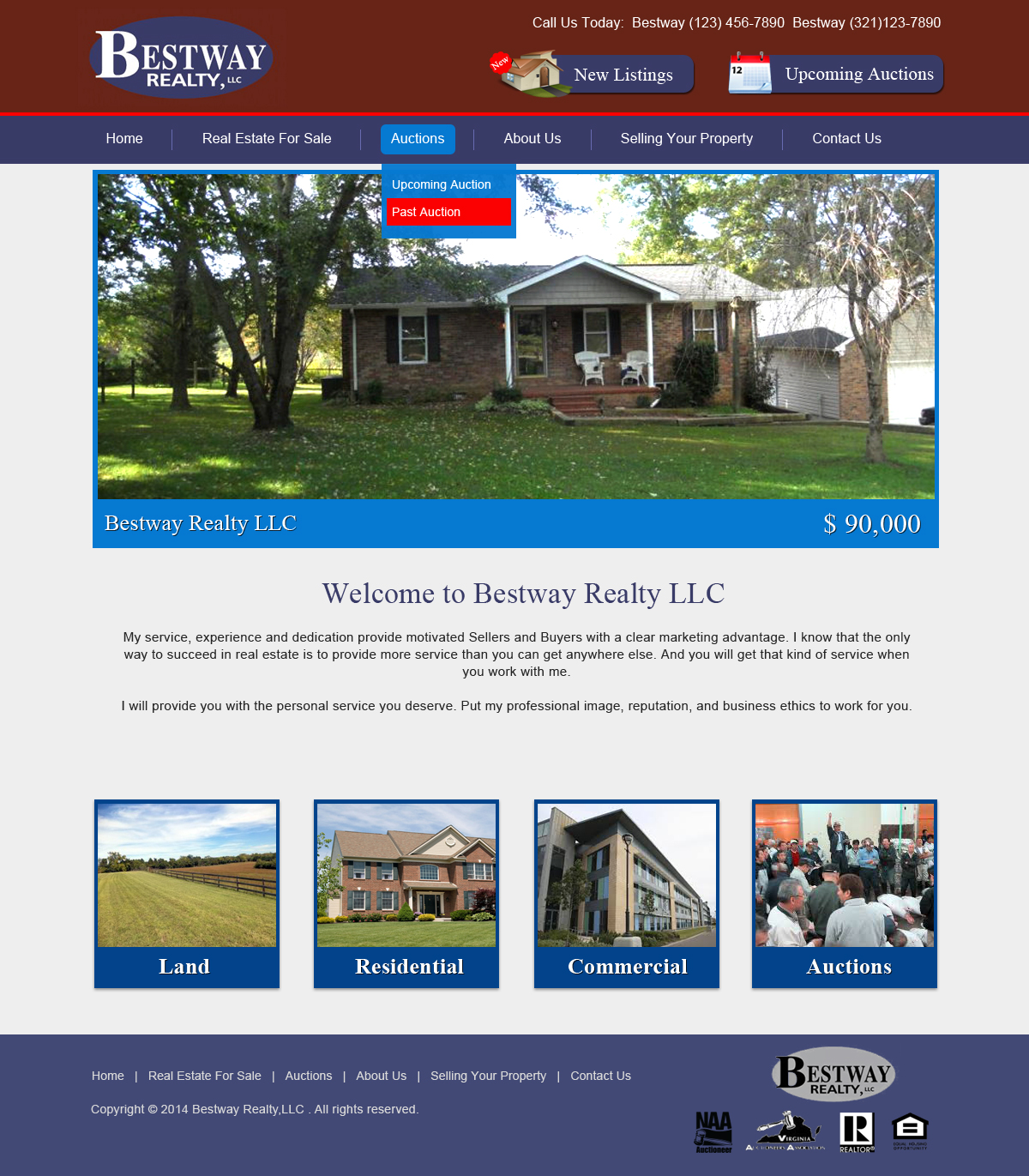 Design Wordpress par Creative X Designs pour AuctionServices.com, Inc. | Design : #4927916