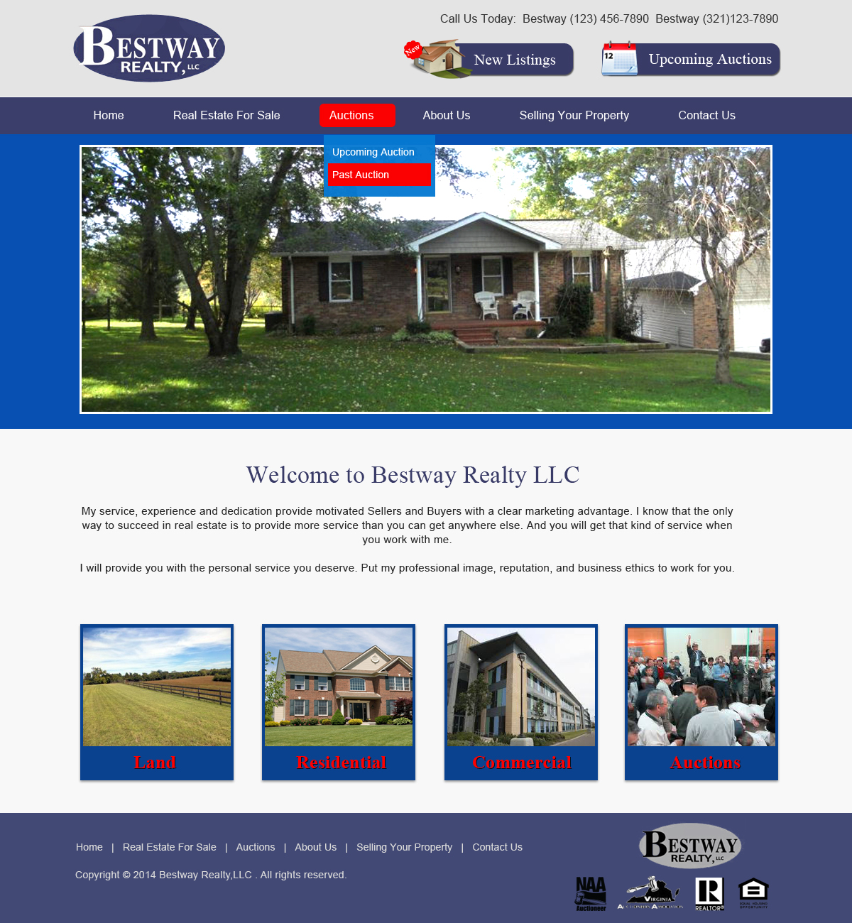 Wordpress Design by Creative X Designs for AuctionServices.com, Inc. | Design #4927922