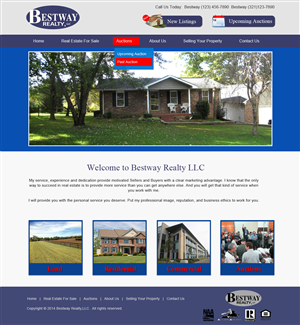 Wordpress Design by Creative X Designs for AuctionServices.com, Inc. | Design: #4927922