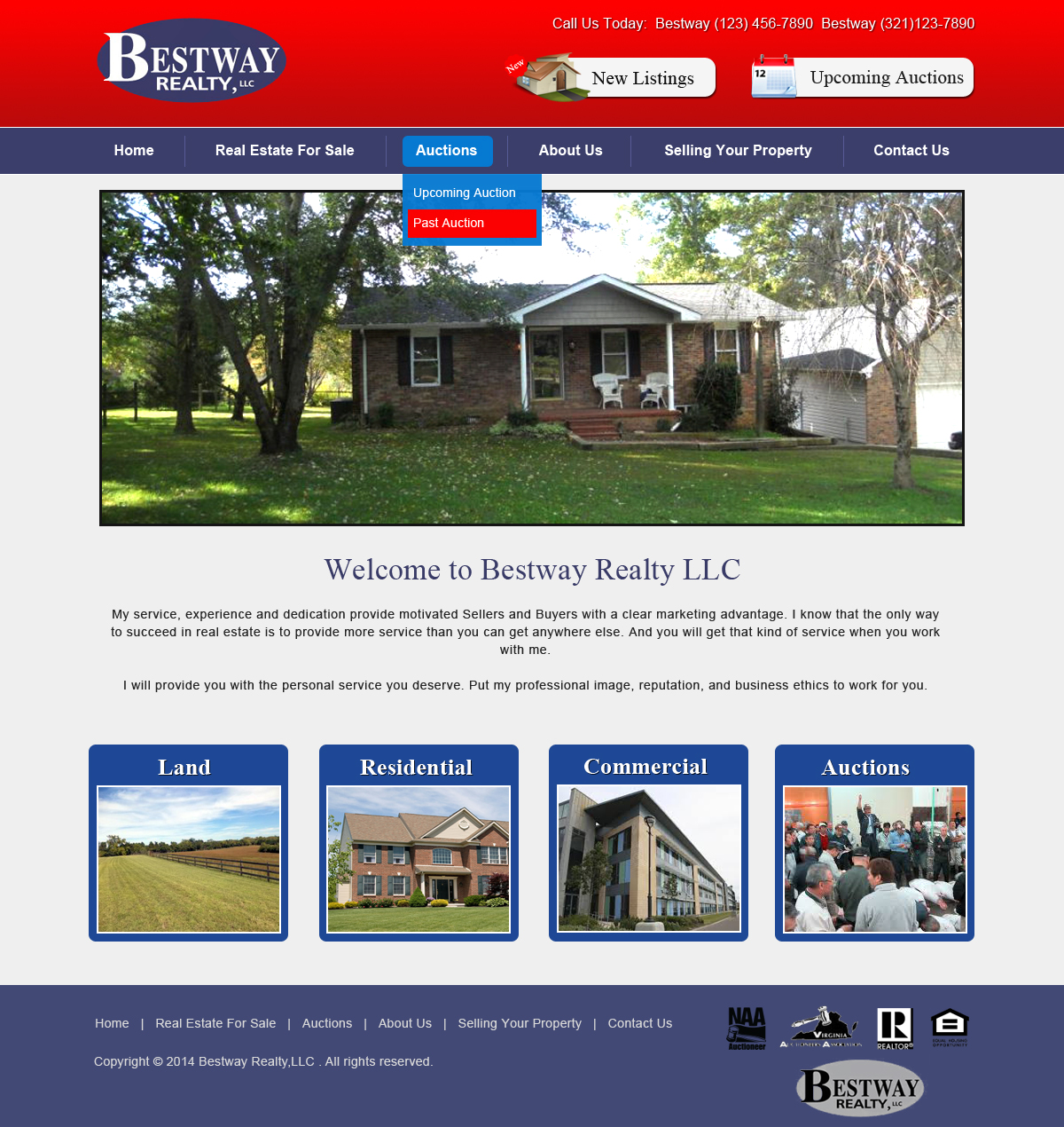 Wordpress Design by Creative X Designs for AuctionServices.com, Inc. | Design #4928163