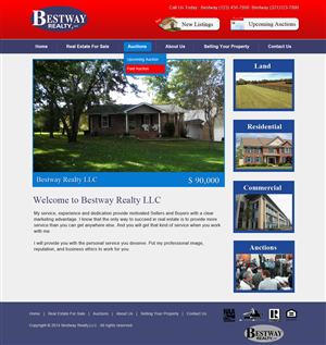 Wordpress Design by Creative X Designs for AuctionServices.com, Inc. | Design: #4928173
