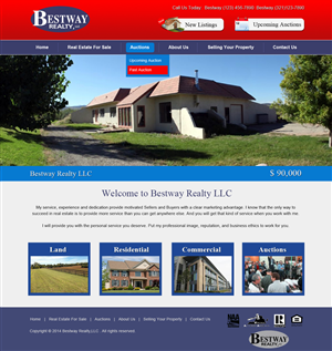 Wordpress Design by Creative X Designs for AuctionServices.com, Inc. | Design: #4928239