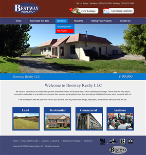 Wordpress Design by Creative X Designs for AuctionServices.com, Inc. | Design: #4928245