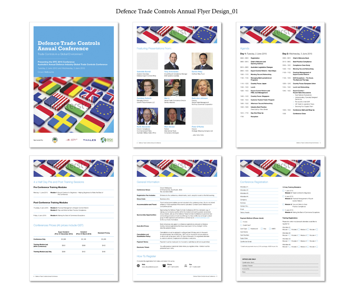 Flyer Design by SP Designwork for Centre for Export Controls Excellence | Design #4920643