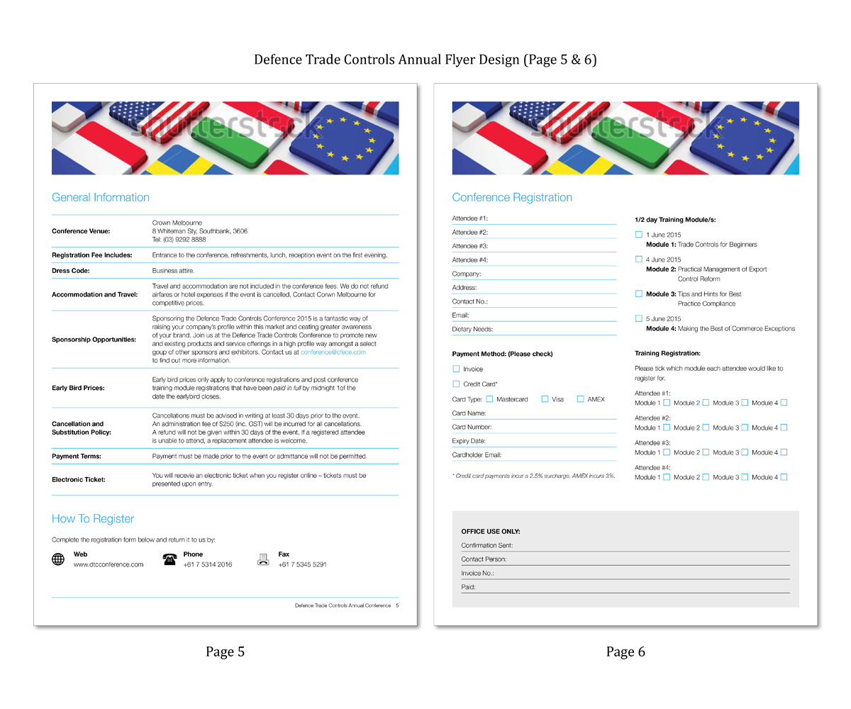 Flyer Design by SP Designwork for Centre for Export Controls Excellence | Design #4923971
