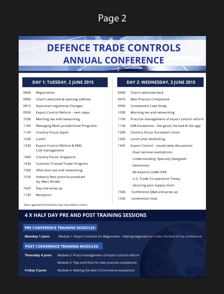 Flyer Design by uniquedesign10 for Centre for Export Controls Excellence | Design #4900997
