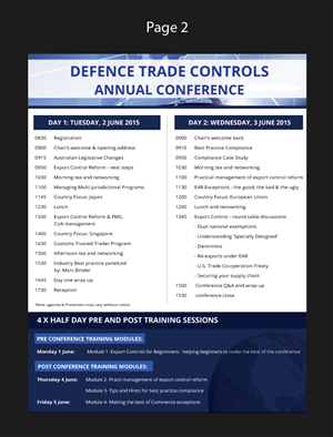 Flyer Design by uniquedesign10 for Centre for Export Controls Excellence | Design: #4900997
