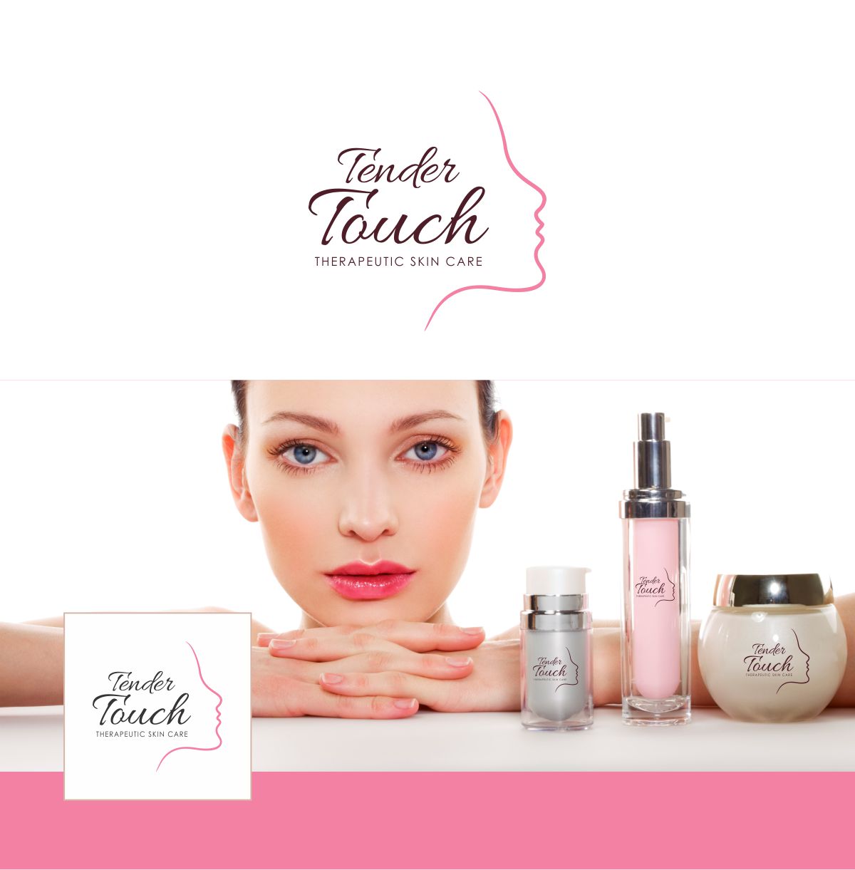 Diseño de Logo por J Mahesh para Tender Touch Therapeutic Skin Care | Diseño #4909860