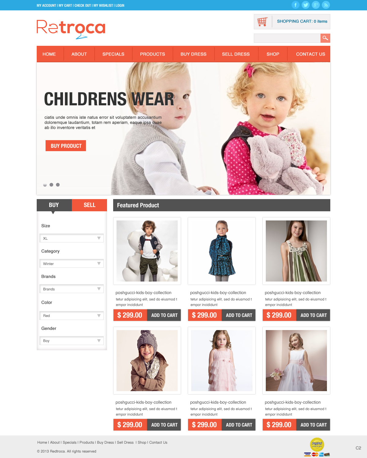 Diseño Web por pb para Retroca.com | Diseño #1388010