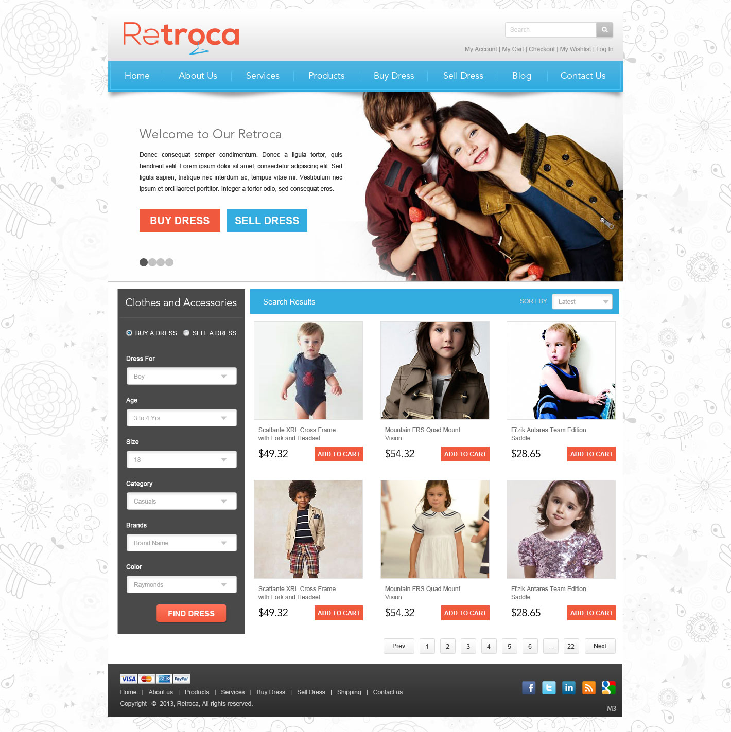 Diseño Web por pb para Retroca.com | Diseño #1388012