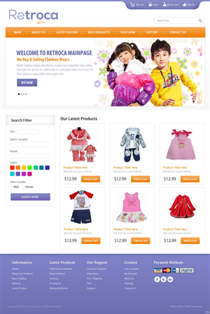 Diseño Web por pb para Retroca.com | Diseño: #1388015