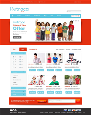 Diseño Web por pb para Retroca.com | Diseño: #1391573